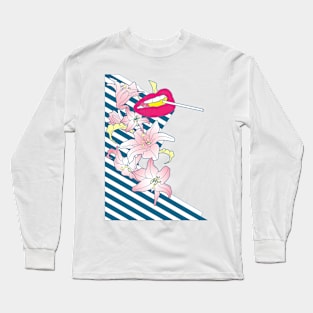 Lollipop Lips Long Sleeve T-Shirt